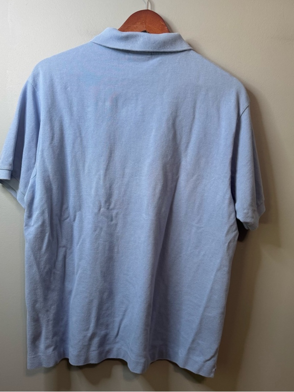 Lacoste Classic Vintage 5191L Blue Cotton Pique Polo Shirt Men Size 6 (XL) - Picture 8 of 13